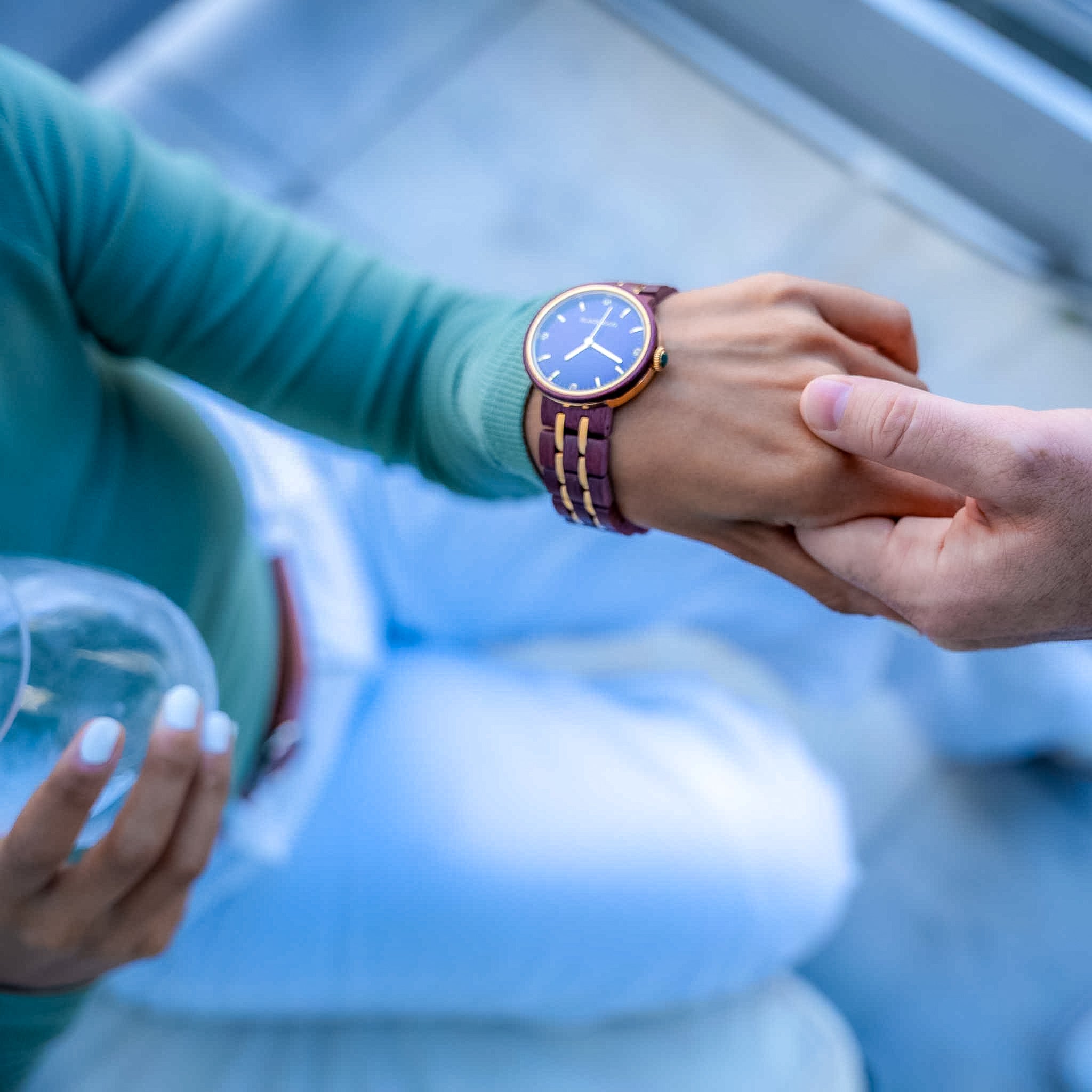 ROYAL | Purpleheart Watch & Sunglasses Gift Set