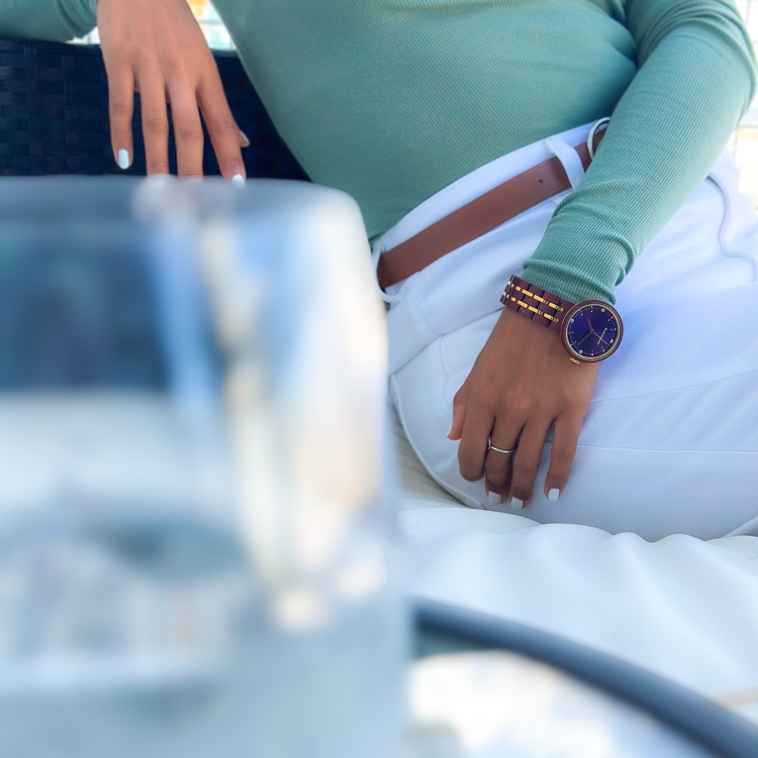 ROYAL | Purpleheart Watch & Sunglasses Gift Set