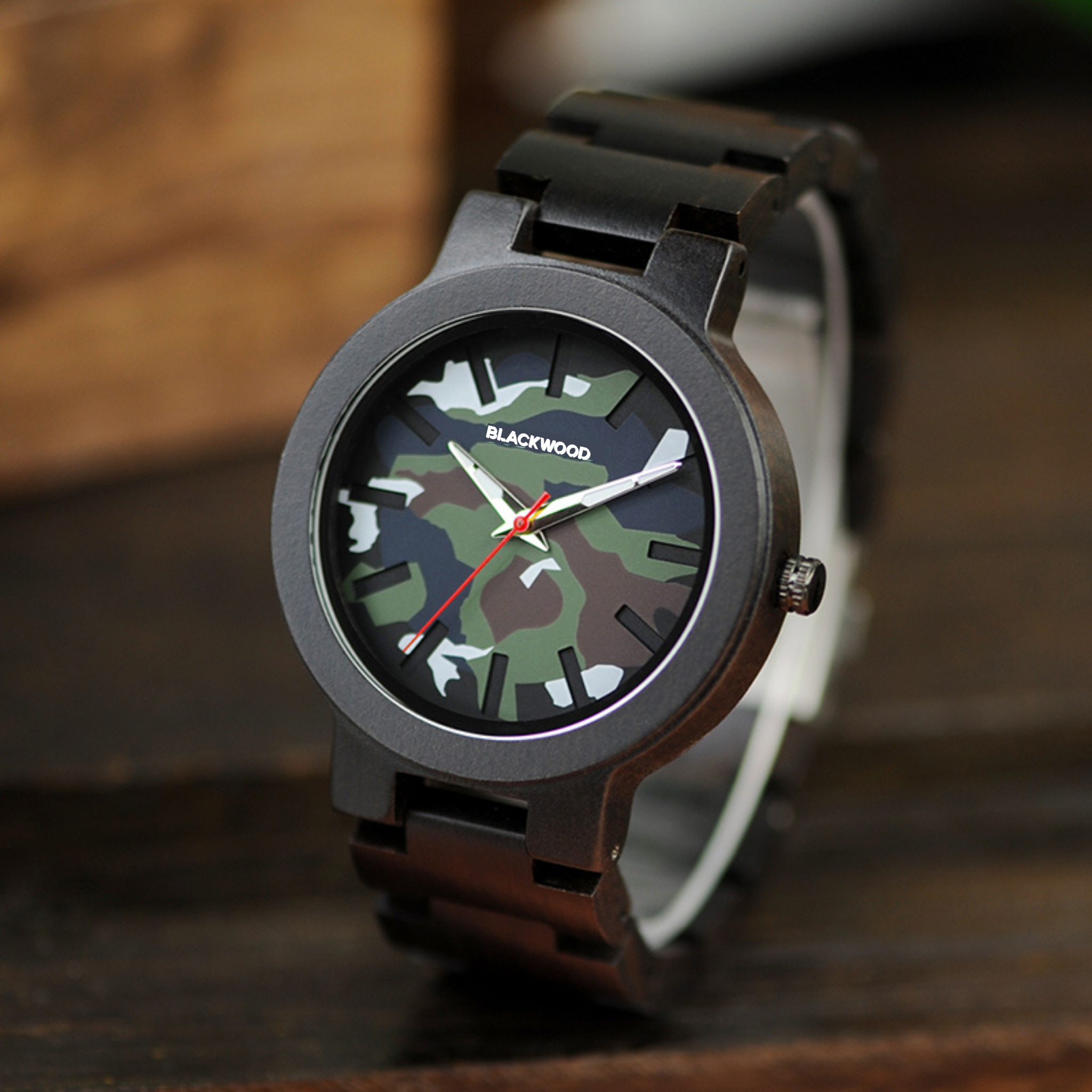 GUARDIAN Ebony Wood Watch Watches - Blackwood Premium