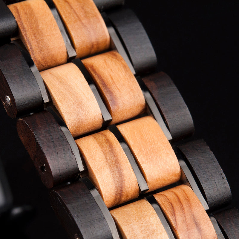 EBONY & ZEBRAWOOD | Apple Watch Band Apple Watch Band - Blackwood Premium