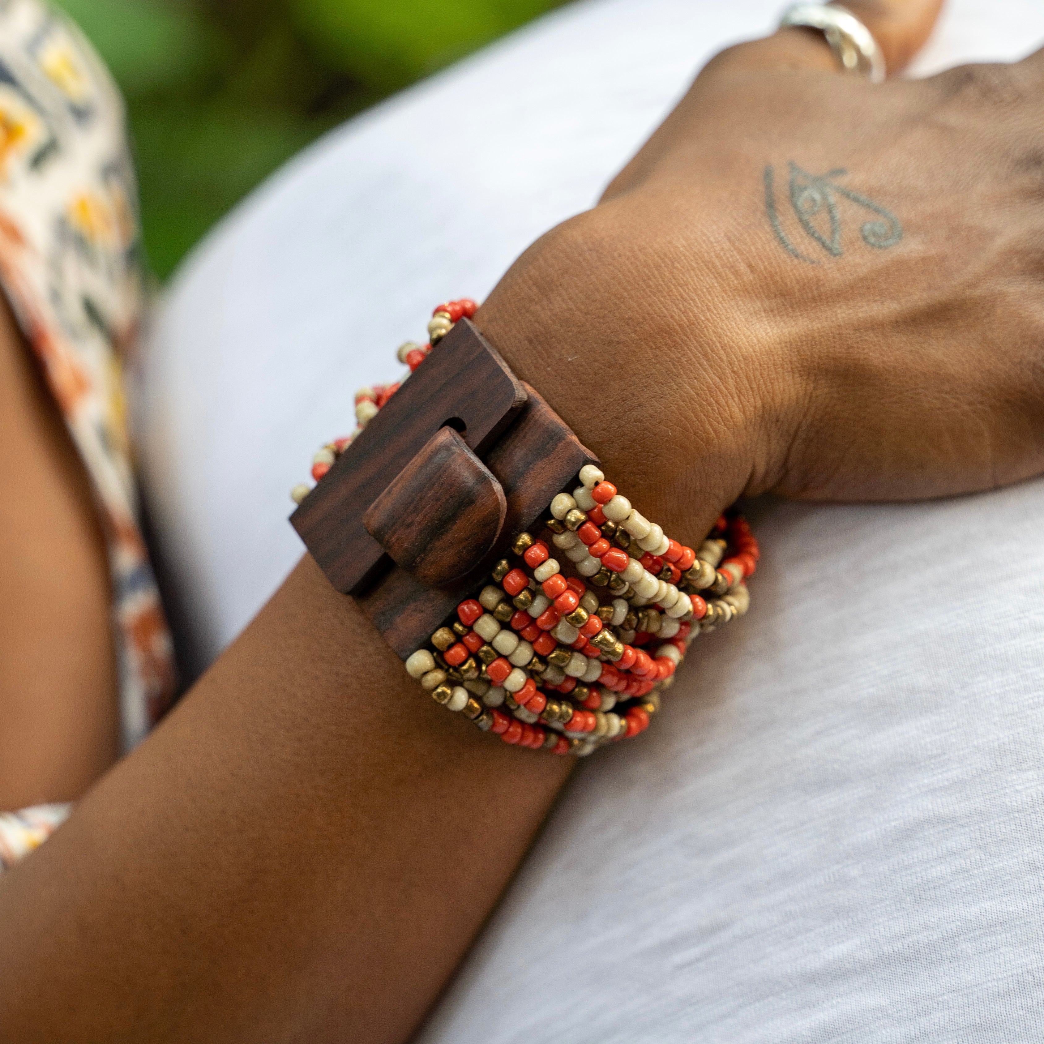 Shanti Bracelet | Coral Fusion Bracelets - Blackwood Premium