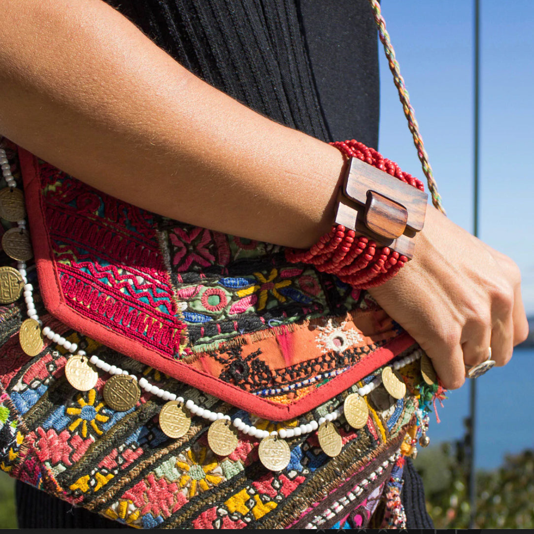 Shanti Bracelet | Feisty Red Bracelets - Blackwood Premium