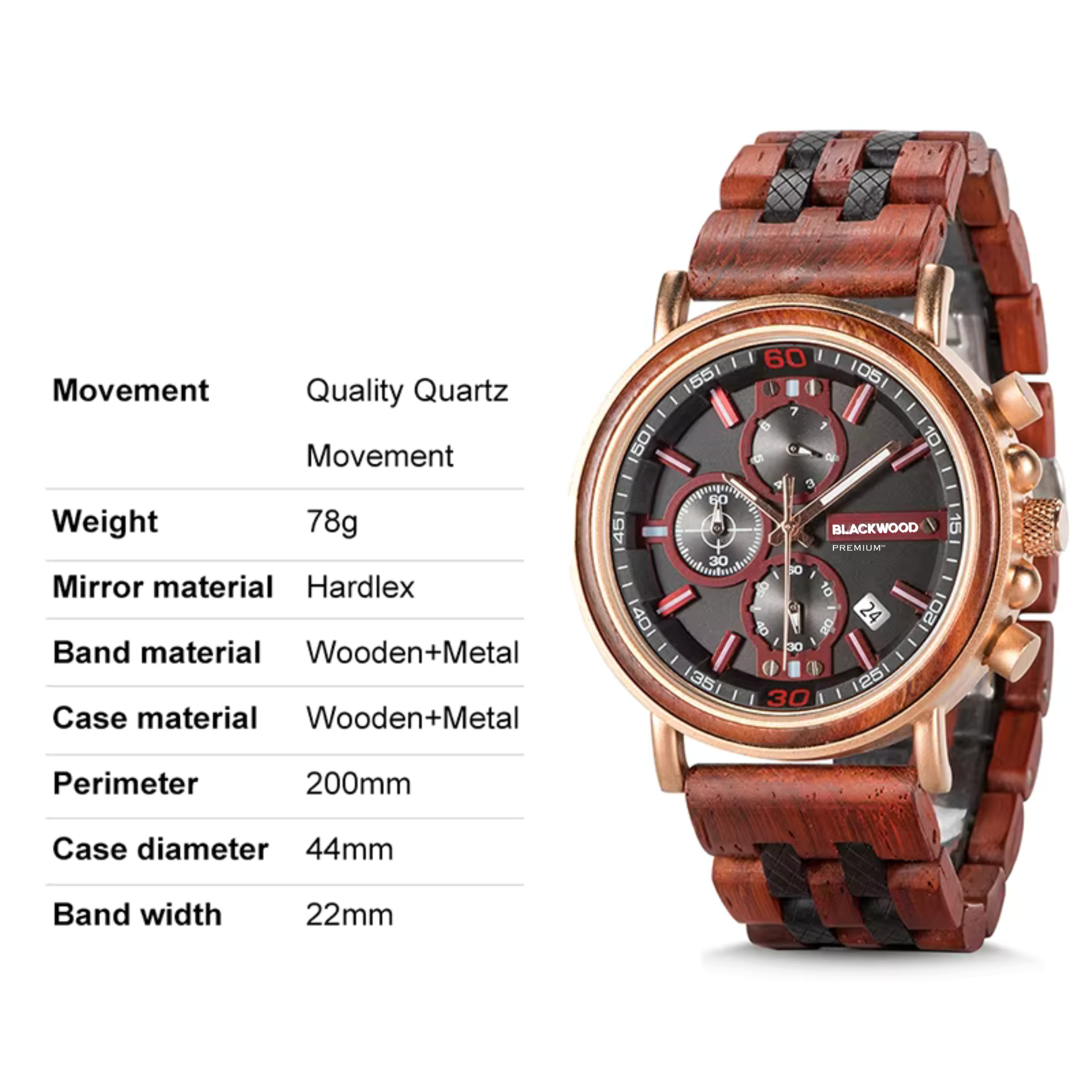 COGNAC Watch & Bracelet Gift Set