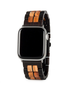 EBONY & ZEBRAWOOD | Apple Watch Band Apple Watch Band - Blackwood Premium