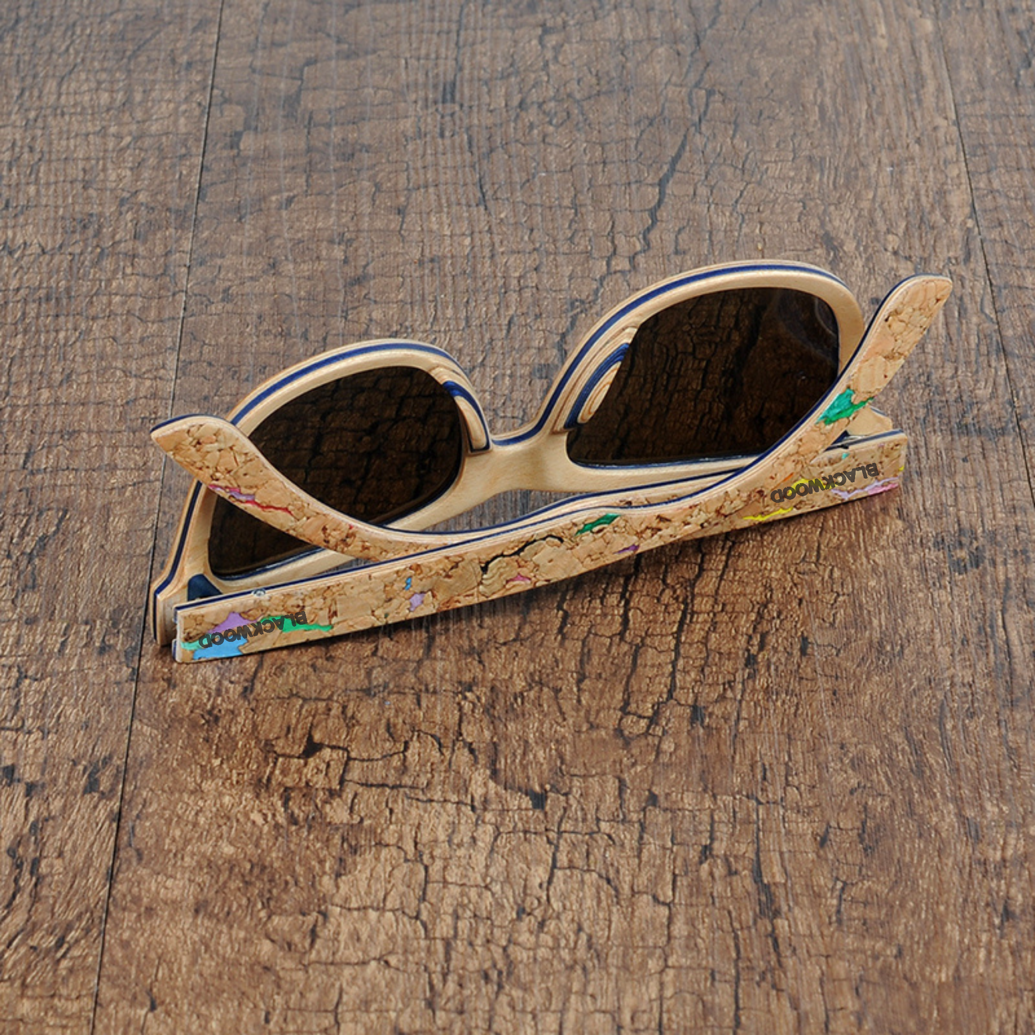 ENIGMA Cork Wood Shades Sunglasses - Blackwood Premium