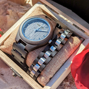 EBONY x ELEMENT | Watch & Bracelet Gift Set Watch & Sunglasses Gift Set - Blackwood Premium