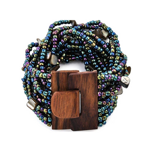 Shanti Bracelet | Peacock Bracelets - Blackwood Premium