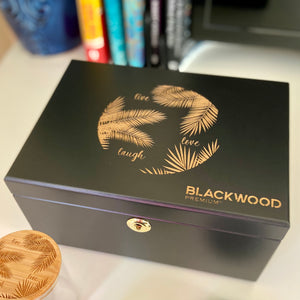 Premium Storage Lock Box | Live Laugh Love - Blackwood Premium