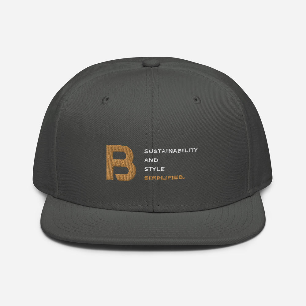 Unisex High Profile Snapback Hat - Blackwood Premium